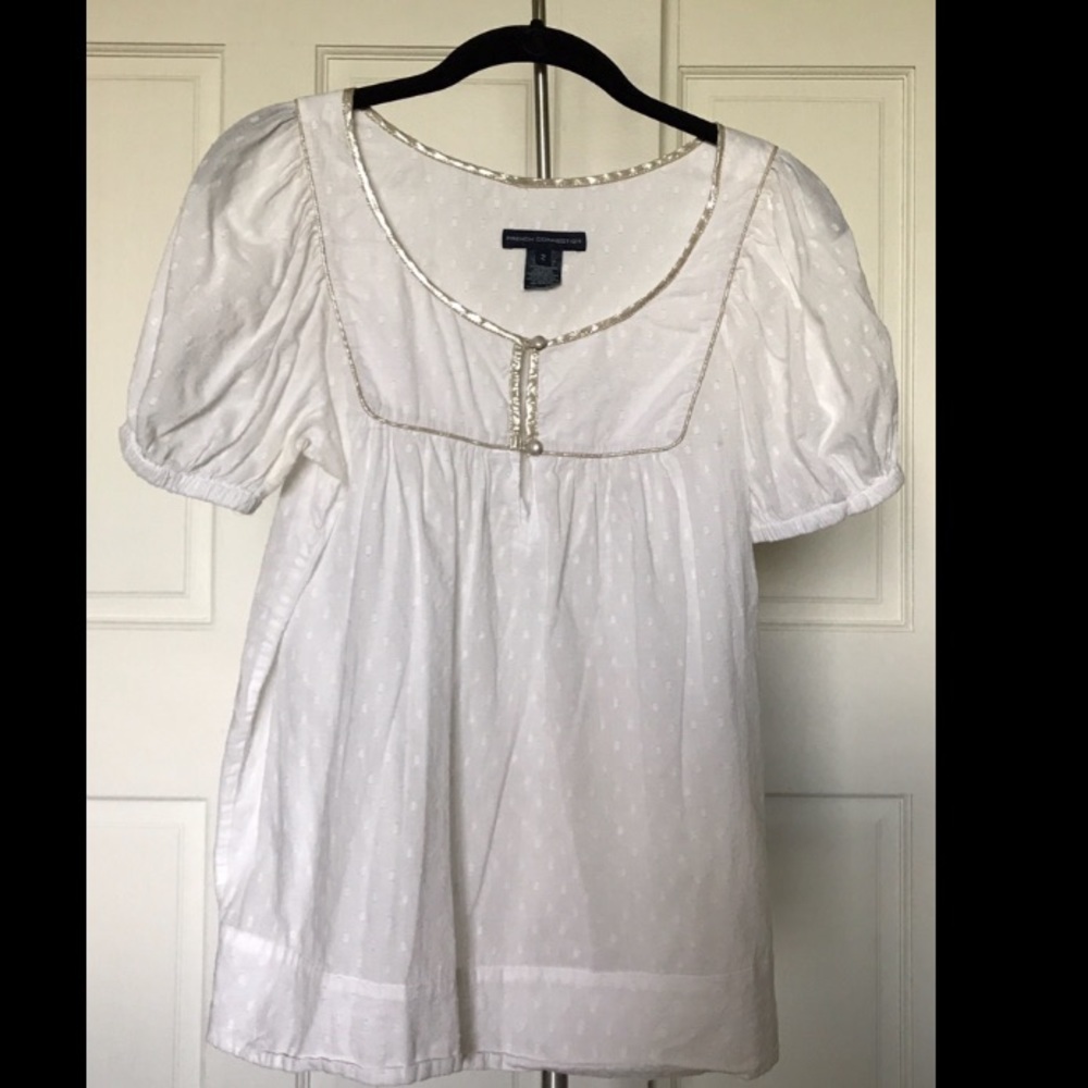 French connection bohemian top size 2